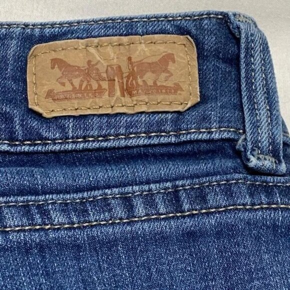 Levi's 526 Slender Bootcut Jeans Women's 12 31x32 Blue Denim Flap Pockets GUC - Picture 7 of 11